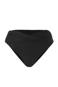 TRENDYOLMİLLA Black Knotted Regular High Waist Bikini Bottom - Image 5