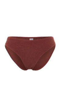 TRENDYOLMİLLA Brown Regular Regular Waist Bikini Bottom - Image 5