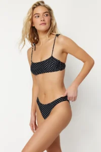 TRENDYOLMİLLA Polka Dot hipster Bikini Bottom - Image 3