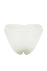 TRENDYOLMİLLA Ecru Regular Regular Waist Bikini Bottom - Image 8