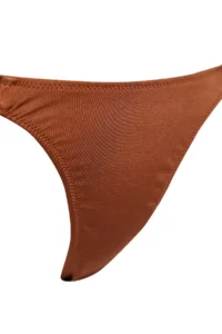 TRENDYOLMİLLA Brown Shirred brazilian Bikini Bottom - Image 9