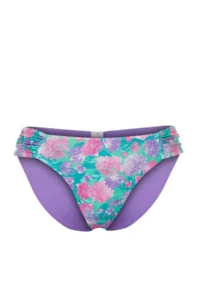 TRENDYOLMİLLA Floral Patterned Shirred brazilian Bikini Bottom - Image 6