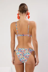 TRENDYOLMİLLA Floral Patterned Regular Low Waist Bikini Bottom - Image 5