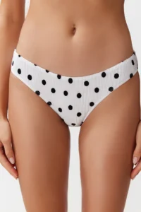 TRENDYOLMİLLA Polka Dot Regular Bikini Bottom