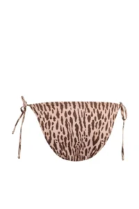TRENDYOLMİLLA Brown Zebra Patterned with accessories Regular Bikini Bottom - Image 2