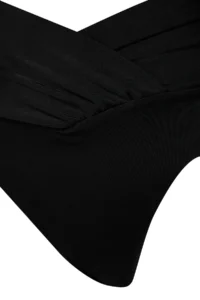 TRENDYOLMİLLA Black V Cut Regular High Waist Bikini Bottom - Image 7