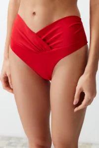 TRENDYOLMİLLA Rejection V Cut Regular High Waist Bikini Bottom - Image 8