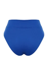 TRENDYOLMİLLA Saks Blue Regular High Waist Bikini Bottom - Image 8