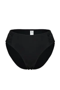 TRENDYOLMİLLA Black Drapeli hipster Regular Waist Bikini Bottom - Image 6