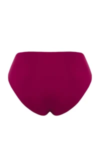 TRENDYOLMİLLA Plum Drapeli hipster Regular Waist Bikini Bottom - Image 6