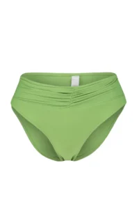 TRENDYOLMİLLA Green Drapeli Regular High Waist Bikini Bottom - Image 5