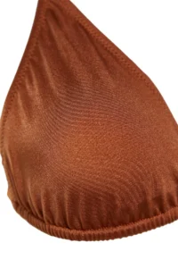 TRENDYOLMİLLA Brown Triangle Etekli Covered brazilian Regular Waist 3 Sets Set Bikini Set - Image 7