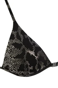 TRENDYOLMİLLA Snake Patterned Triangle Covered brazilian Low Waist Bikini Set - Image 7