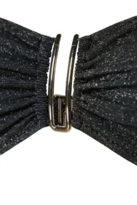 TRENDYOLMİLLA Black Simli with accessories Strapless Covered Regular High Waist Bikini Set - Image 7