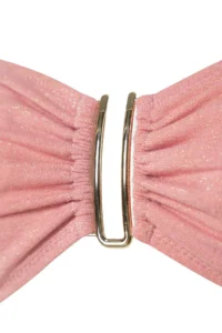 TRENDYOLMİLLA Pink Simli with accessories Strapless Covered Regular High Waist Bikini Set - Image 7
