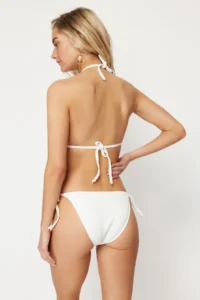TRENDYOLMİLLA Ecru Triangle Covered Regular Regular Waist Bikini Set - Image 6