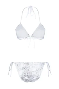 TRENDYOLMİLLA Snake Patterned Triangle Covered brazilian Low Waist Bikini Set - Image 7