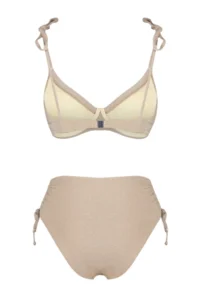 TRENDYOLMİLLA Mink tied up balconette Covered Regular High Waist Bikini Set - Image 7