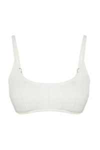 TRENDYOLMİLLA Ecru bralette Covered Bikini Top - Image 6