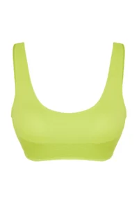 TRENDYOLMİLLA Green Bralette textured Bikini Top - Image 6