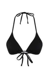 TRENDYOLMİLLA Black Triangle Covered Basic Bikini Top - Image 5