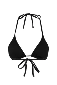 TRENDYOLMİLLA Black Triangle Covered Basic Bikini Top - Image 7