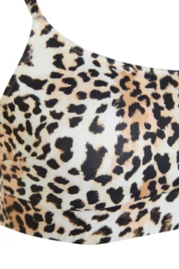 TRENDYOLMİLLA Leopard Patterned bralette Covered Bikini Top - Image 6