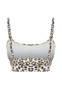 TRENDYOLMİLLA Leopard Patterned bralette Covered Bikini Top - Image 7