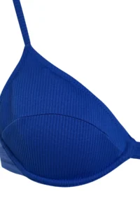 TRENDYOLMİLLA Saks Blue balconette Covered Bikini Top - Image 7