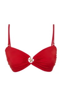 TRENDYOLMİLLA Rejection with accessories Strapless Covered Bikini Top - Image 6