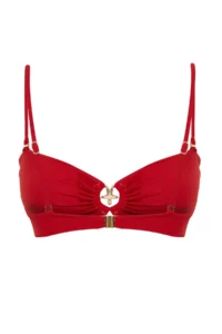 TRENDYOLMİLLA Rejection with accessories Strapless Covered Bikini Top - Image 8