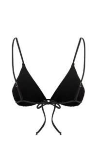 TRENDYOLMİLLA Black Triangle Covered Bikini Top - Image 2