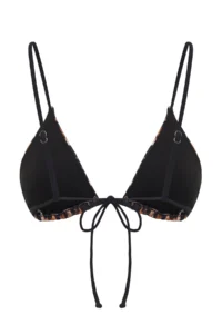TRENDYOLMİLLA Leopard Patterned Triangle Covered Bikini Top - Image 7