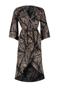 TRENDYOLMİLLA Ethnic Patterned Weaving slit 100% Cotton Beach Midi Dress - Image 7