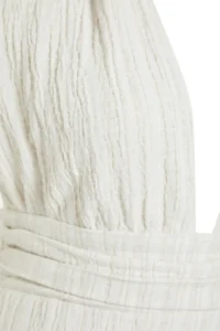 TRENDYOLMİLLA beachwear Ecru Weaving Low-cut back Maxi Dress - Image 8