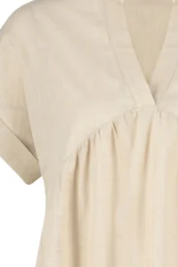 TRENDYOLMİLLA beachwear Beige Weaving Frilly Mini Dress - Image 8