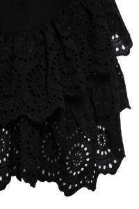 TRENDYOLMiLLA Black Weaving Embroidered Beach Mini Skirt - Image 8