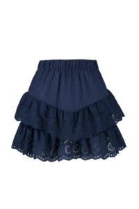 TRENDYOLMiLLA Navy Blue Weaving Embroidered Beach Mini Skirt - Image 13