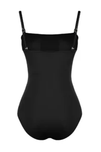 TRENDYOLMİLLA Black Shaping Strapless Covered hipster Basic Swimsuit - Image 7