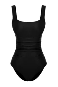 TRENDYOLMİLLA Black Shaping Square Neck Covered hipster Basic Swimsuit - Image 6