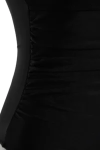 TRENDYOLMİLLA Black Shaping Square Neck Covered hipster Basic Swimsuit - Image 7