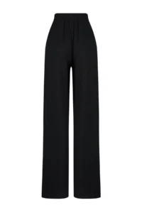 TRENDYOLMİLLA beachwear Black Weaving slit Maxi High Waist Pants - Image 6