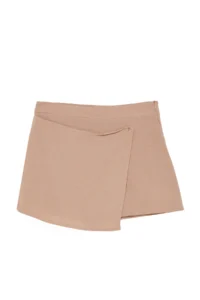 TRENDYOLMiLLA Beige Weaving linen look Beach Shorts Skirt - Image 6