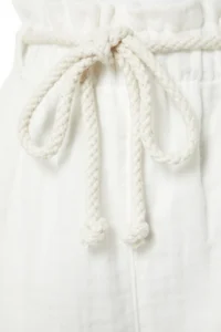 TRENDYOLMiLLA beachwear White Weaving Arched High Waist Mini Shorts & Bermuda - Image 9