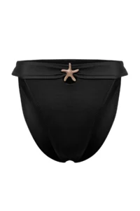 TRENDYOLMİLLA Black with accessories brazilian High Waist Bikini Bottom - Image 5