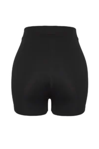 TRENDYOLMİLLA Basic Bikini Bottom with Black V Cut High Waist Shorts - Image 6
