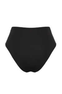 TRENDYOLMİLLA Black with accessories Regular High Waist Bikini Bottom - Image 6