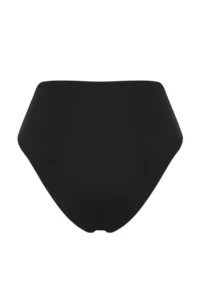 TRENDYOLMİLLA Black with accessories Regular High Waist Bikini Bottom - Image 8
