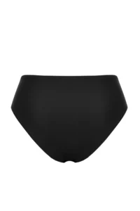 TRENDYOLMİLLA Black Drapeli Regular High Waist Bikini Bottom - Image 11