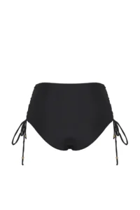 TRENDYOLMİLLA Black Piped hipster High Waist Bikini Bottom - Image 9